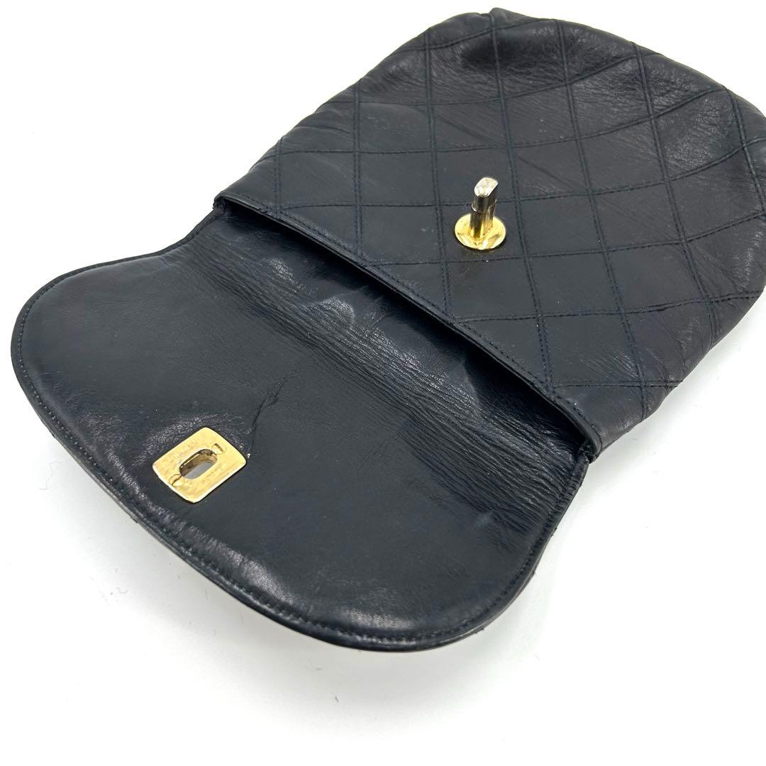 美品✨　シャネル　ウエストポーチ　ビコローレ　ココマーク　ターンロック　チェーン