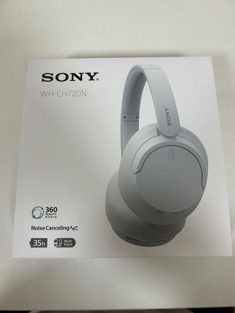 SONY WH-CH720N ワイヤレスヘッドホン グレー ソニー ホワイト