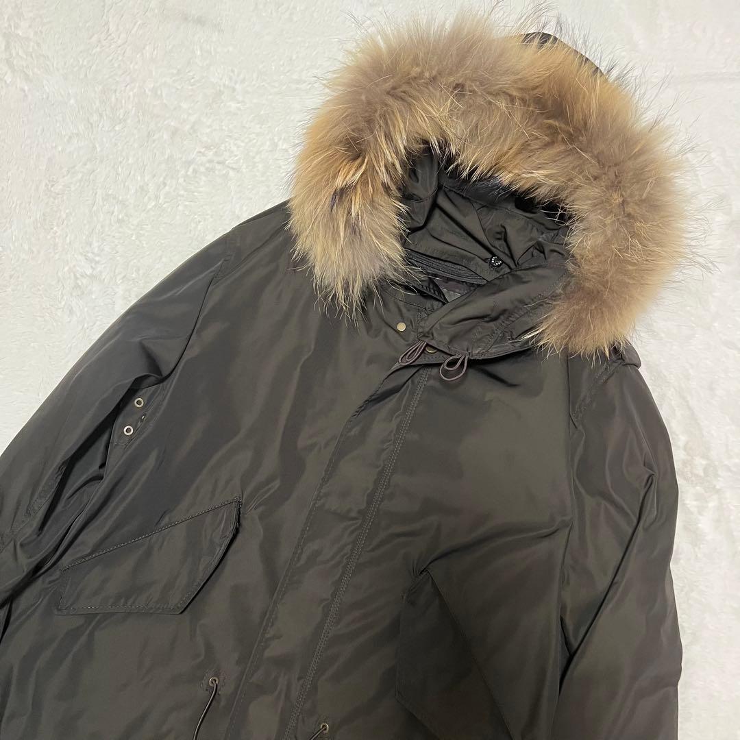 【極美品✨】マッキントッシュ　ダウンコート　ラクーンファーフード XL