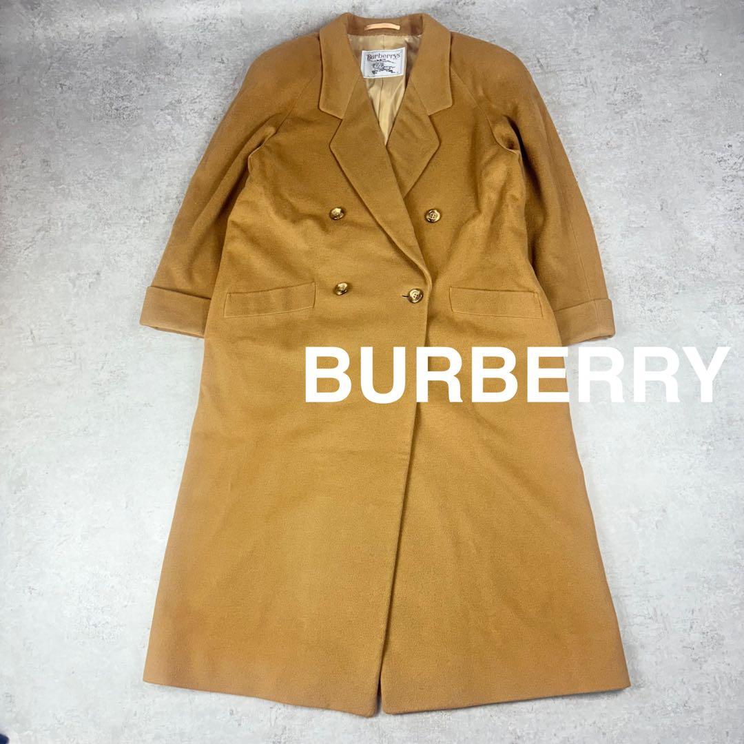 バーバリー　BURBERRY カシミヤ混　　ダブルブ　チェスター　コート　9