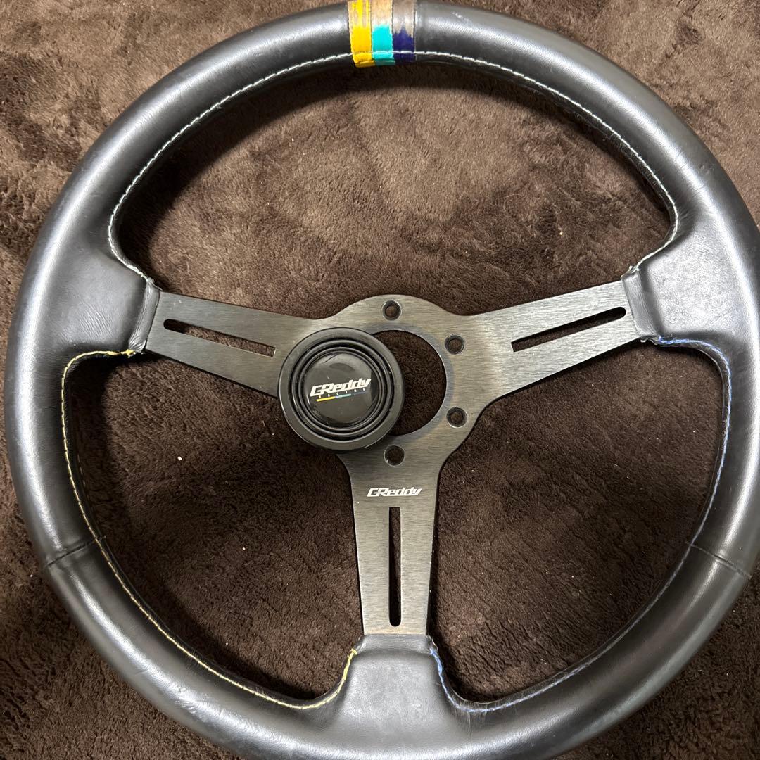 希少　GReddy ステアリング 3スポーク
