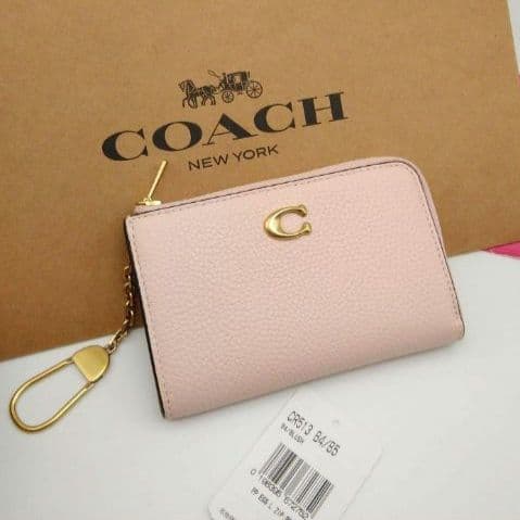 新作　新品　COACH　カードウオレット　エッセンシャル Lジップキーケース