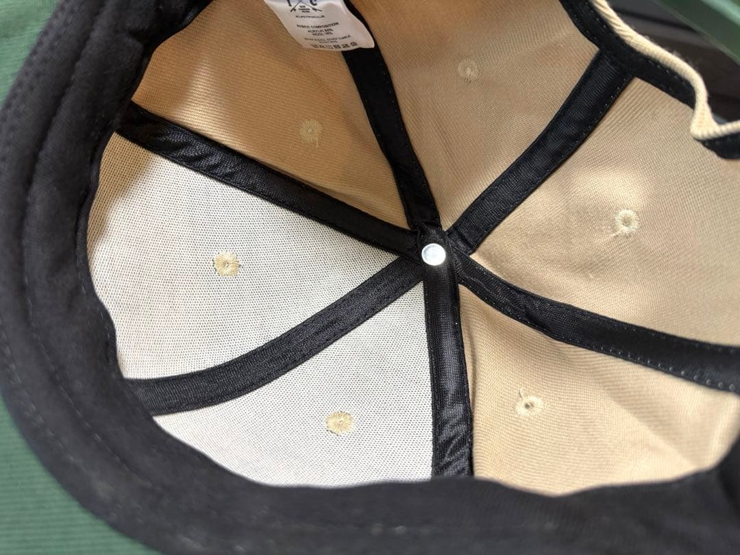 IRIE FISHING CLUB キャップ　ベージュ　グリーン