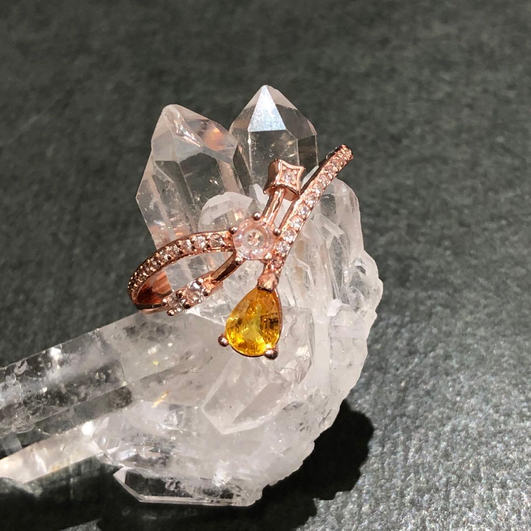 f様 イエローサファイア リング 17号