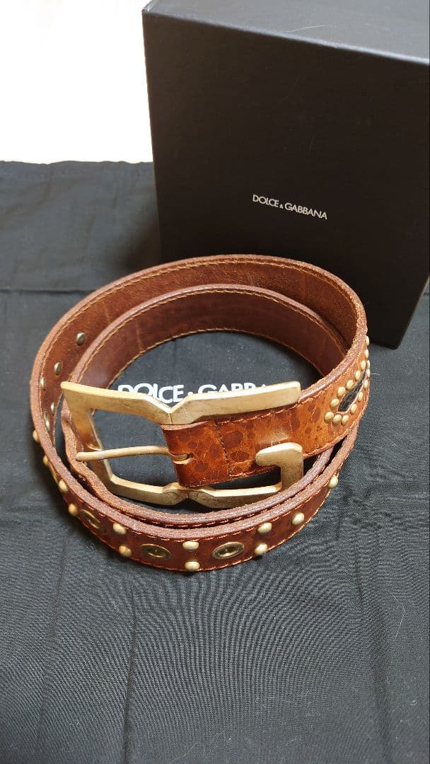 【希少品】D&G ヴィンテージ 本革ベルト