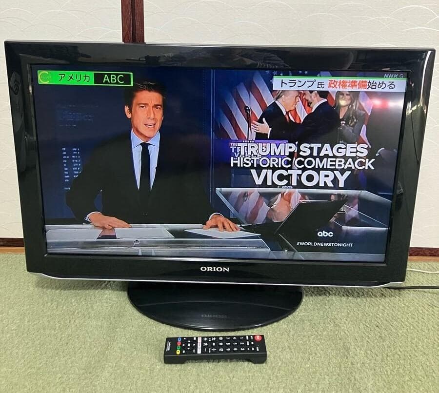 美品★ORION オリオン電機 DL32-31B 32型 液晶テレビ リモコン付