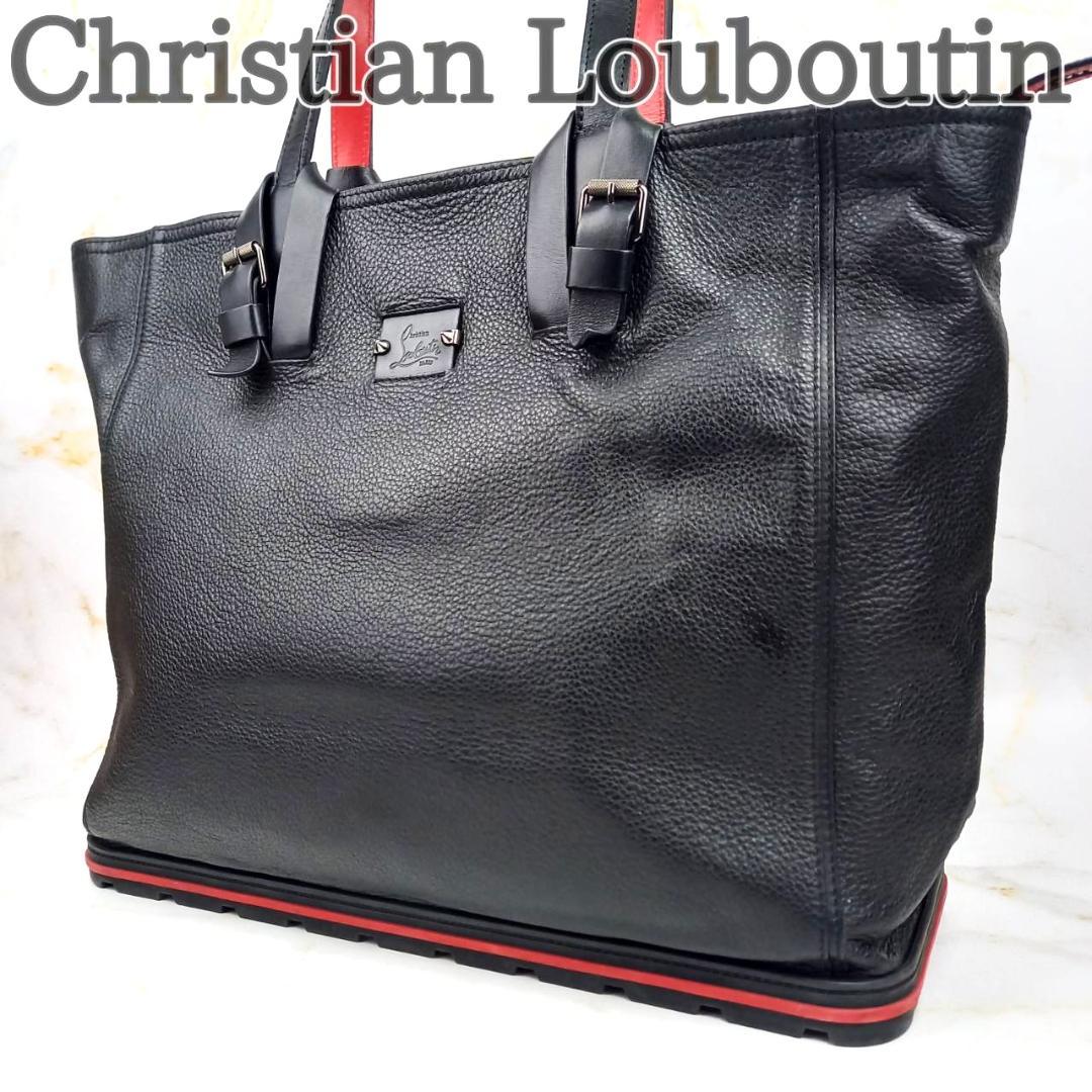 ✨良品✨ クリスチャンルブタン レザー トートバッグ カバイカー ブラック