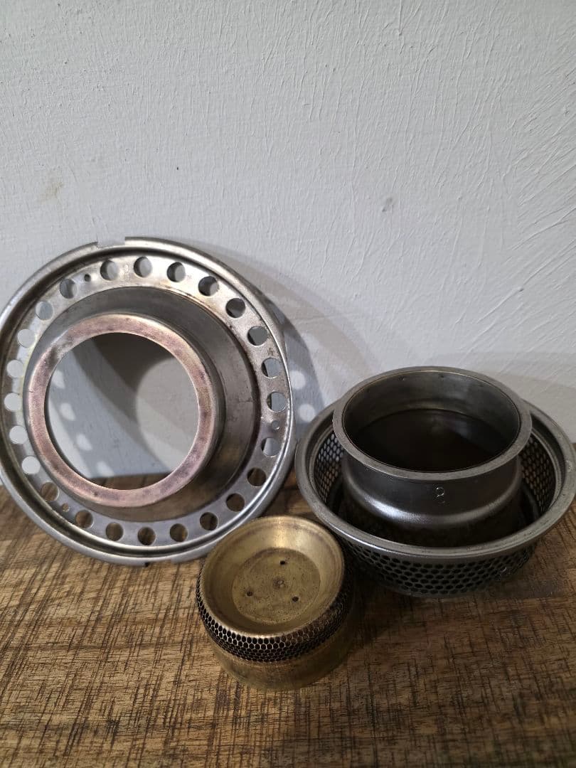 激レア　アラジンストーブ　ブルーグレー8型　部品　 ビンテージストーブ