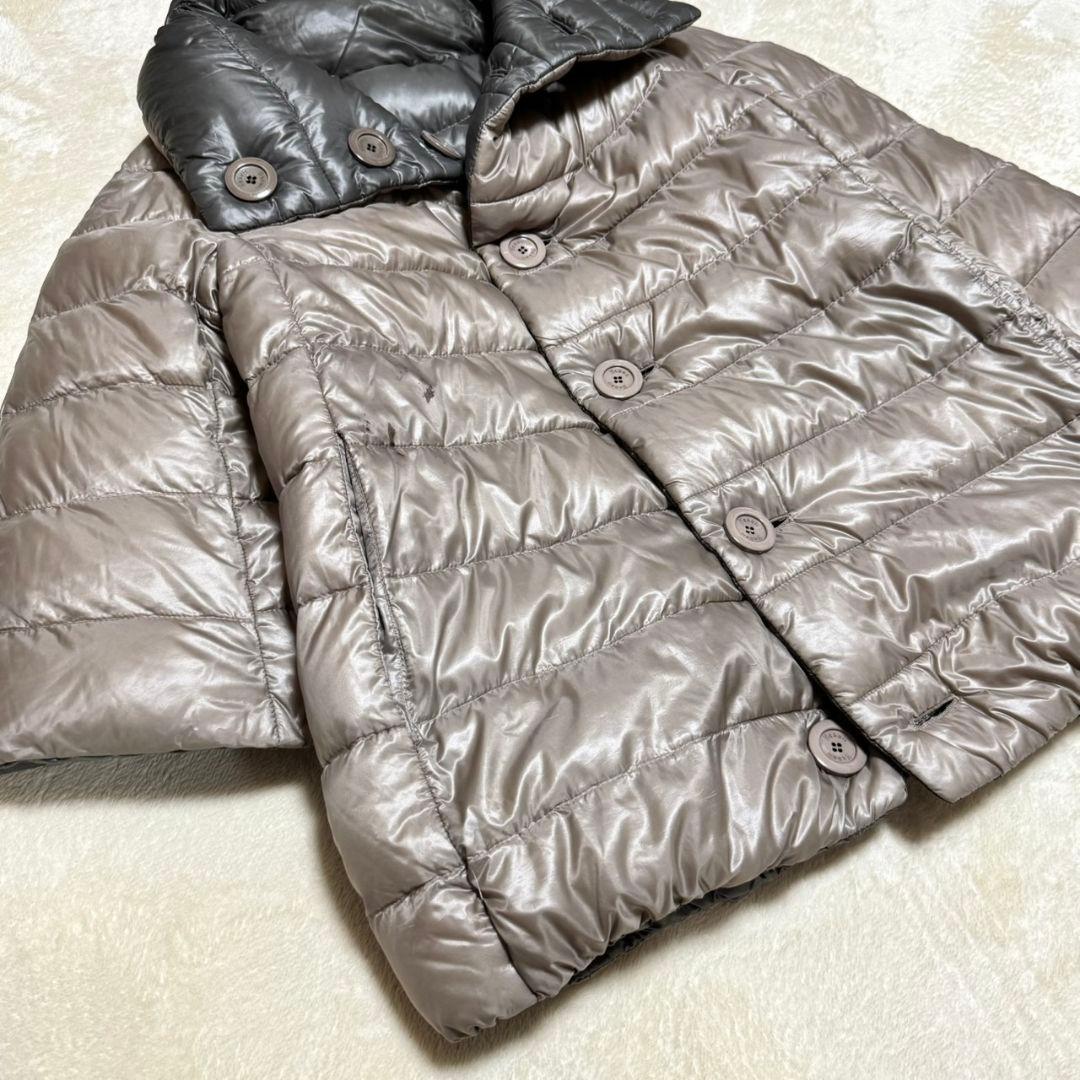 ヘルノ ハイネック リバーシブル ダウンジャケット 38