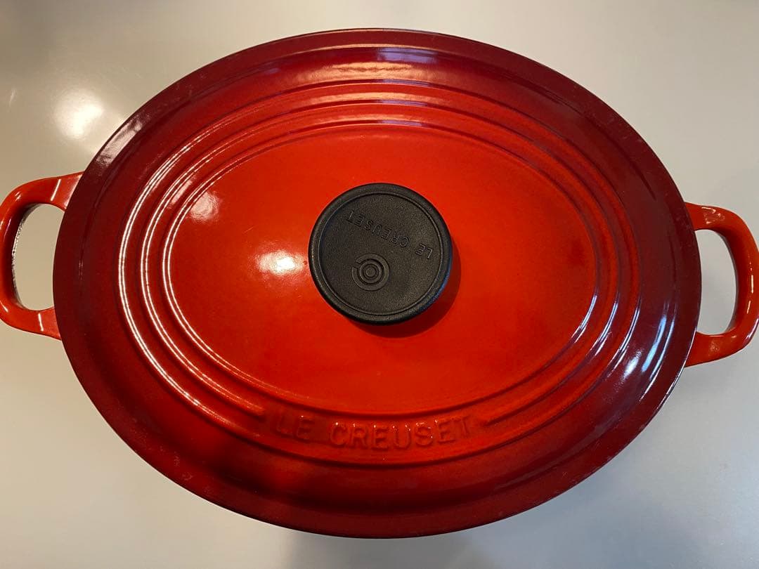 LE CREUSET オーバル鍋 27cm 赤