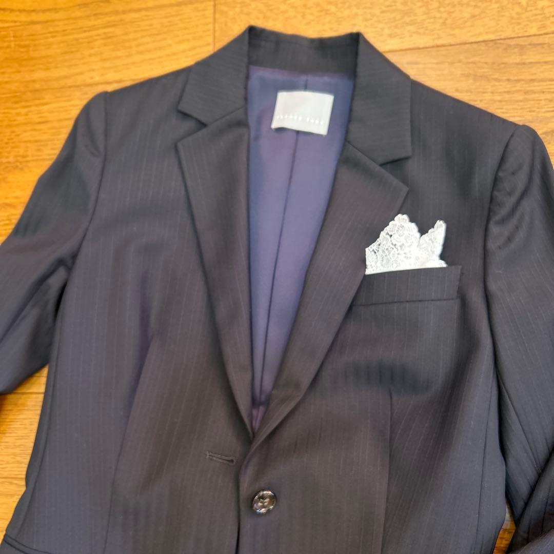 ☆お値下げ☆セオリーリュクス　パンツスーツ　濃紺ウール