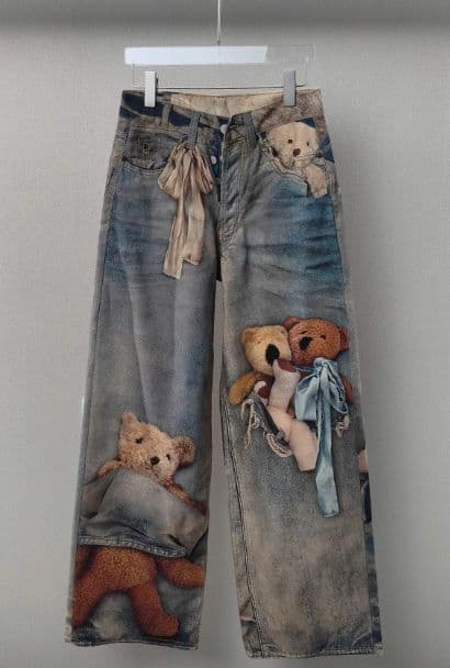 ✨美品 Acne Studios デニムデザイン パンツ Sサイズ