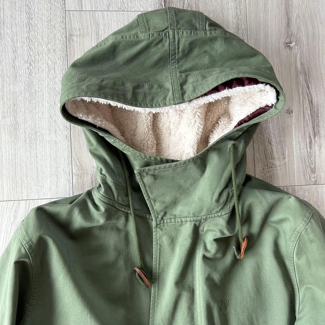 FRED PERRY モッズコート フィッシュテールパーカー XL オリーブ