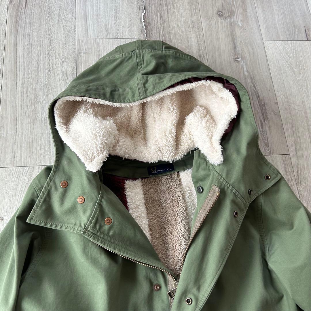 FRED PERRY モッズコート フィッシュテールパーカー XL オリーブ