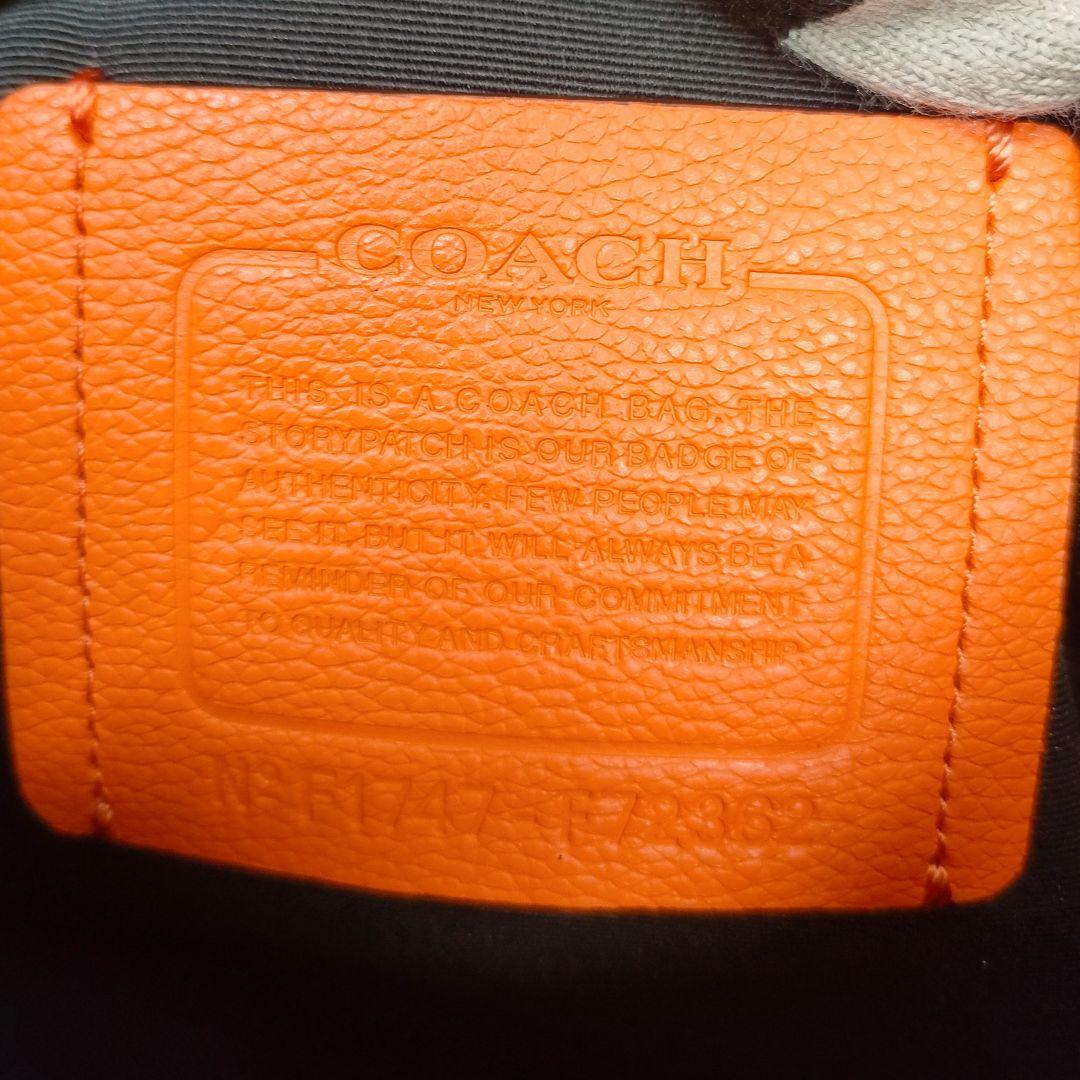 匿名配送 COACH 美品 レザー ショルダーバッグ メッセンジャーバッグ
