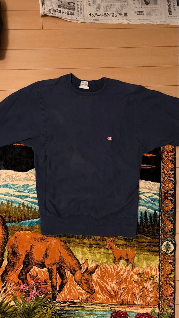 90sリバースウィーブ XL Champion ネイビー