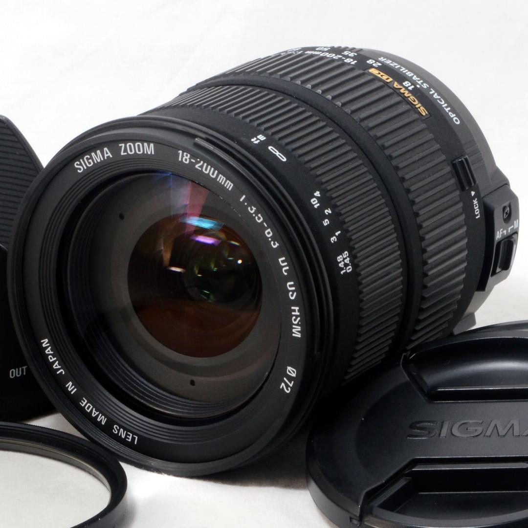 ⭐️美品⭐️SIGMA シグマ 18-200mm DC OS HSM ニコン用