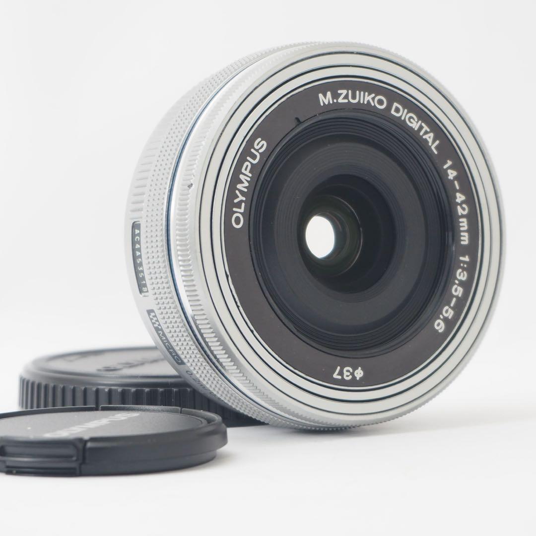 ✨❤️並品傷あり動作問題無しOLYMPUSパンケーキズームレンズ14-42mm❤️✨