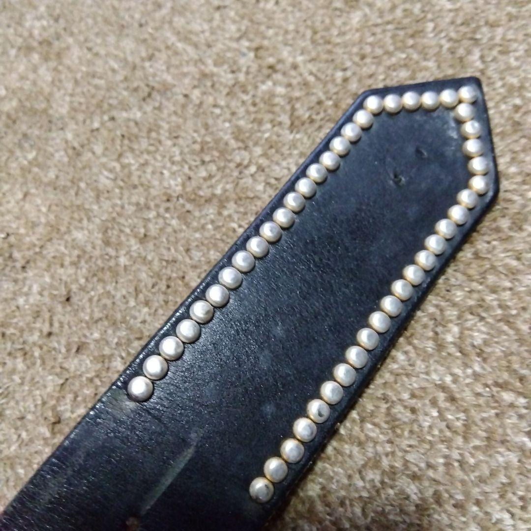 ROEN ロエン パイソン レザースタッズベルト