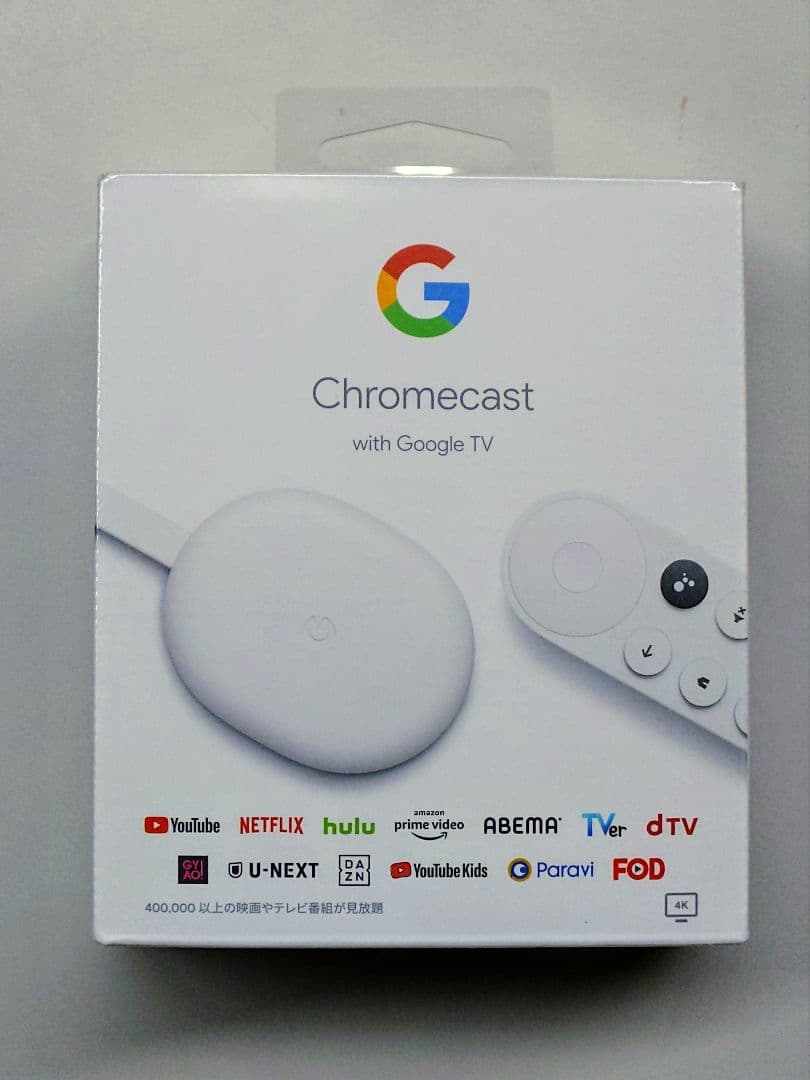 テレビ chromecast with google tv 4k GA01919-JP