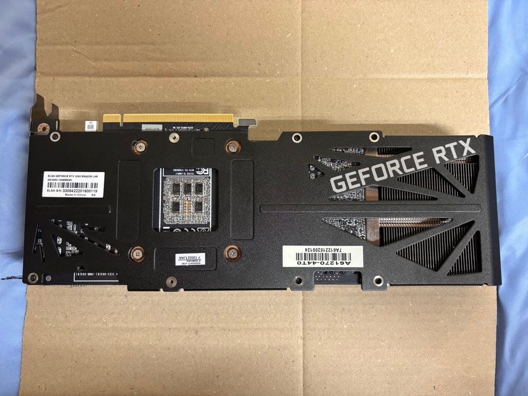 GeForce RTX3080 10GB LHR 動作確認済