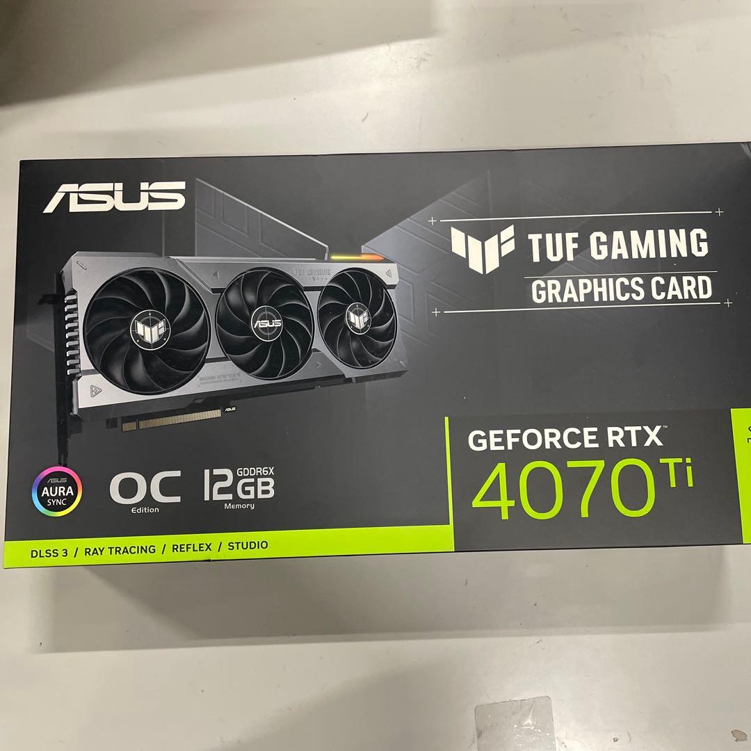 グラフィックボード・グラボ・ビデオカード ASUS TUF Gaming GeForce RTX 4070 Ti