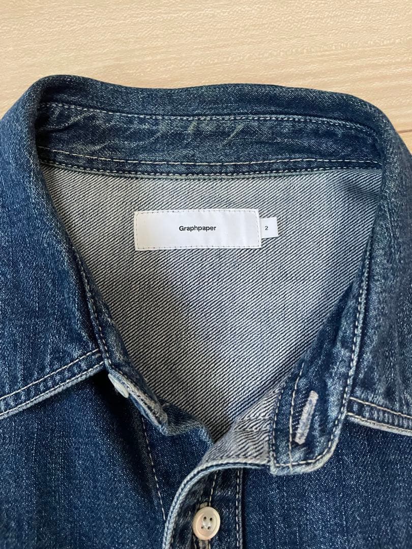 Graphpaper グラフペーパー長袖デニムシャツ