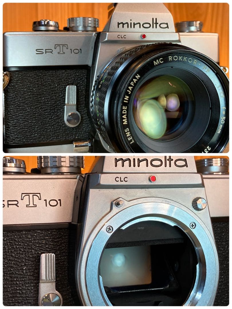 ★完動品＊美品＊初期保証★minolta srt101★緑のロッコール！作例多数
