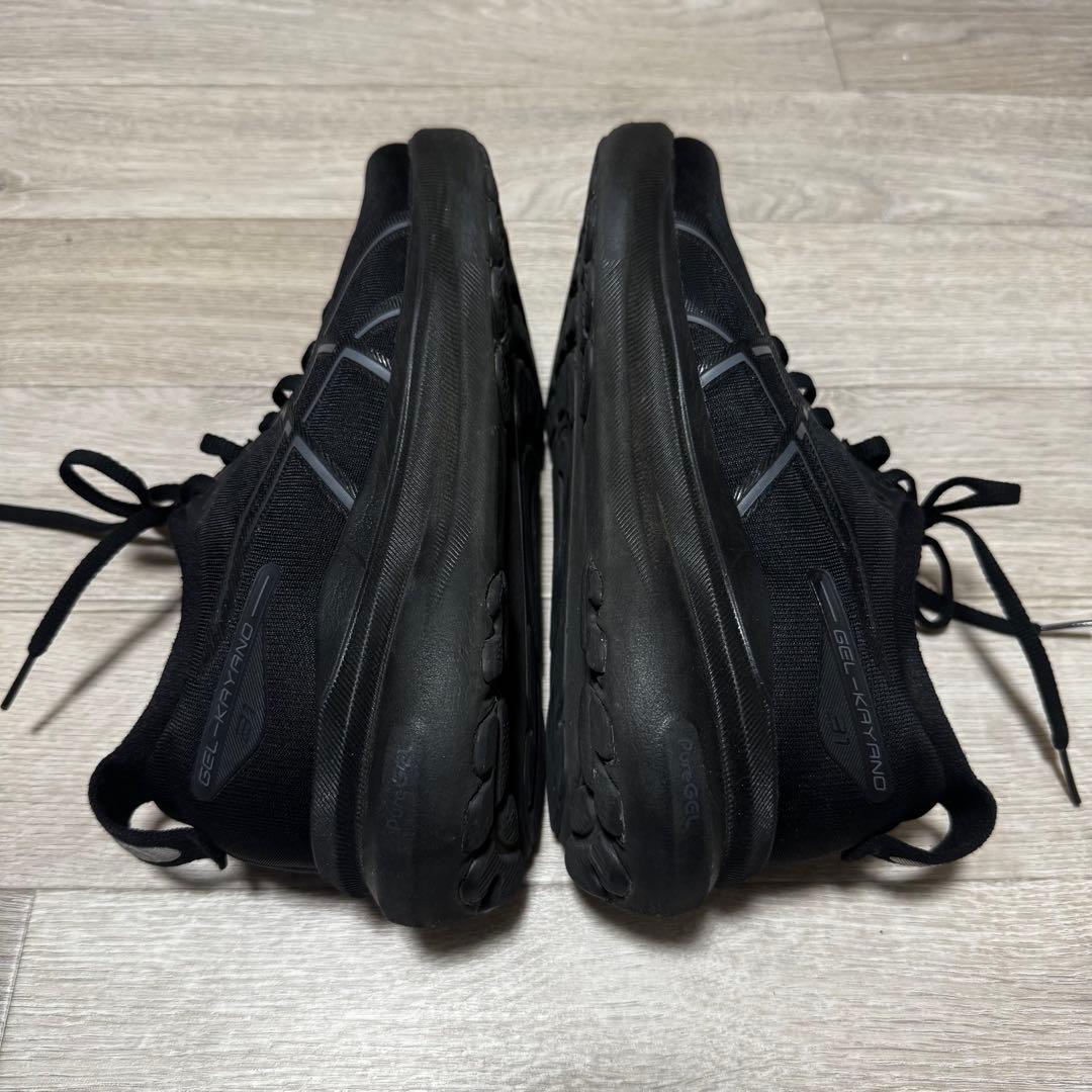 26 美品 ASICS GEL KAYANO 31 ブラック 黒 アシックス