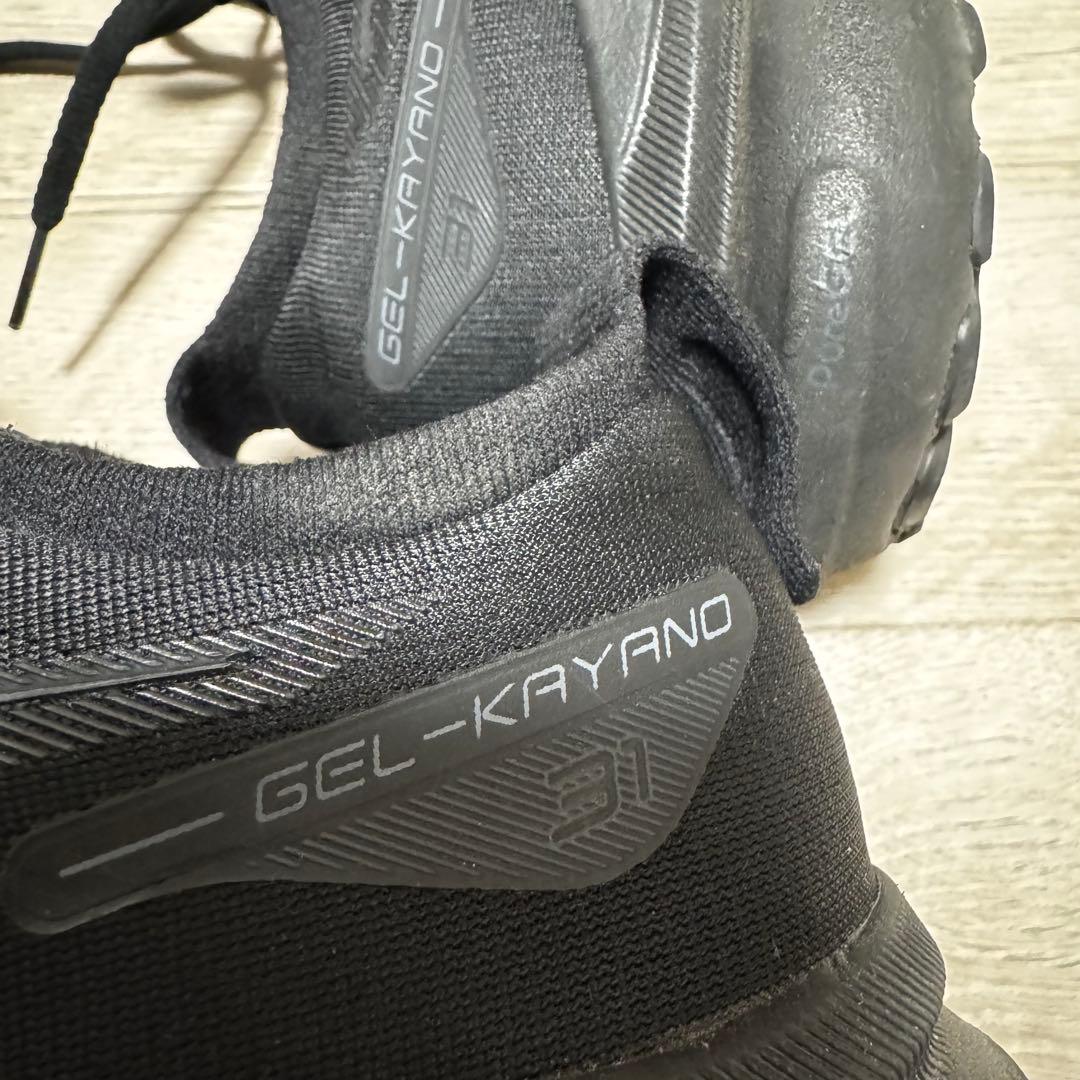 26 美品 ASICS GEL KAYANO 31 ブラック 黒 アシックス
