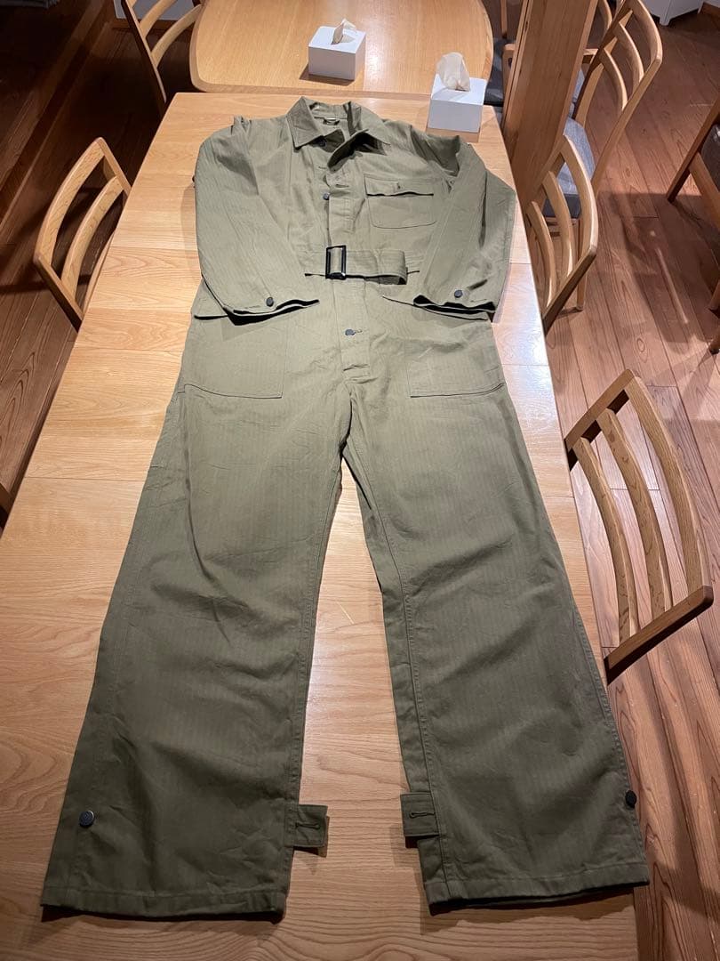 レア　デカサイ　バズリクソンズ　つなぎ　ジャンプスーツ　 オリーブ 44Ｒ