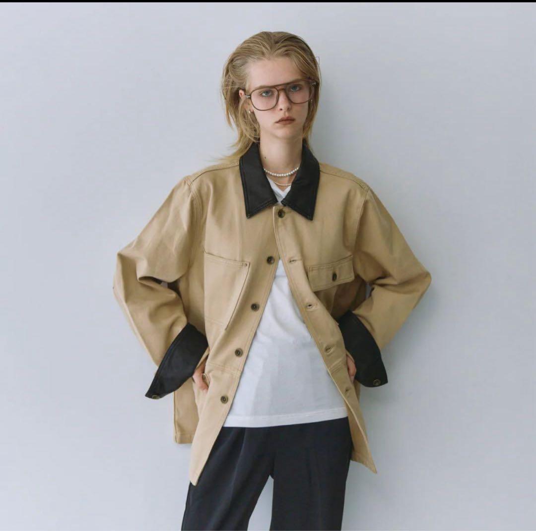 新品searoomlynn ECO Leather collarカバーオール