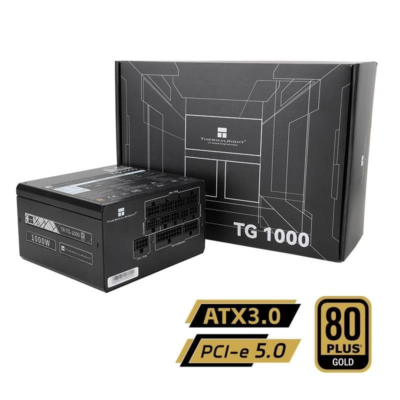 1000W電源ユニットTG1000ブラック ATX3.0 80PLUS GOLD