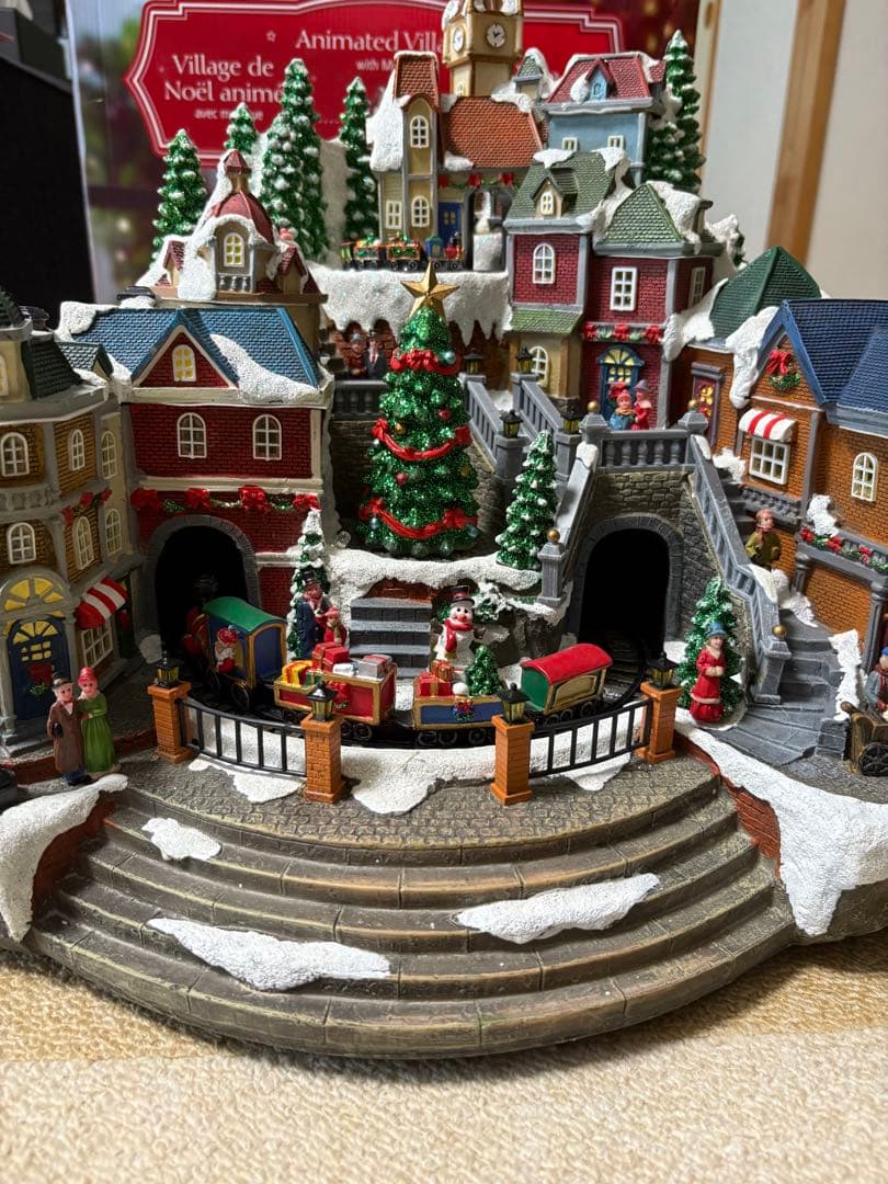 コストコ、クリスマスオルゴールアニメイテッド