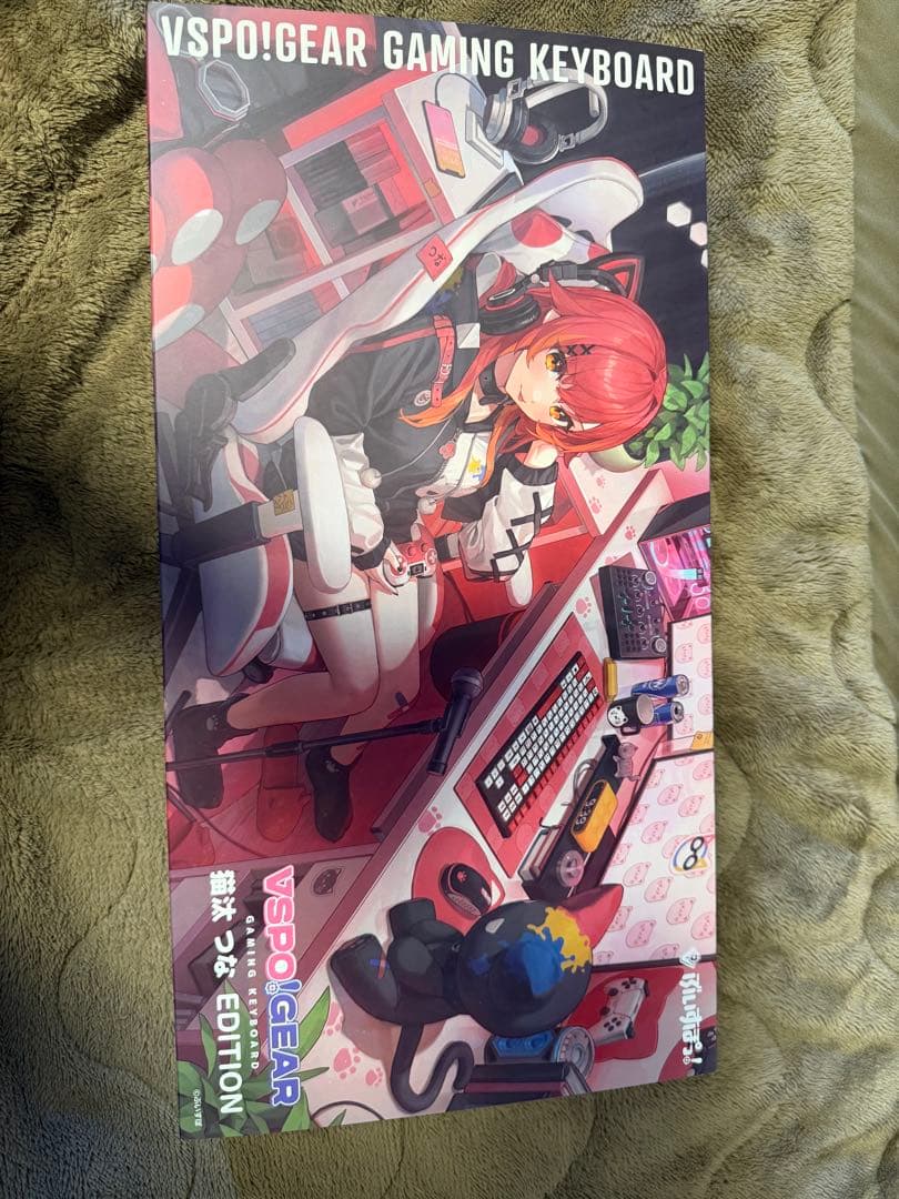 VSPO!GEAR ゲーミングキーボード 猫汰つな　EDITION