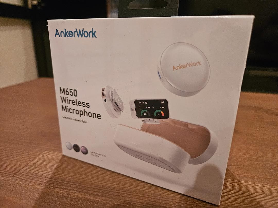 ワイヤレスマイク/AnkerWork M650【新品未使用】