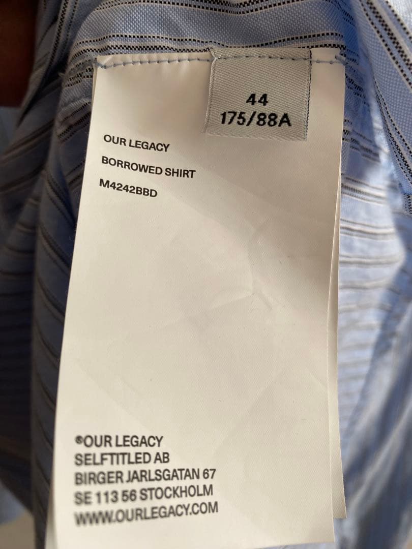 トップス our legacy borrowed shirt bigdaddystripe