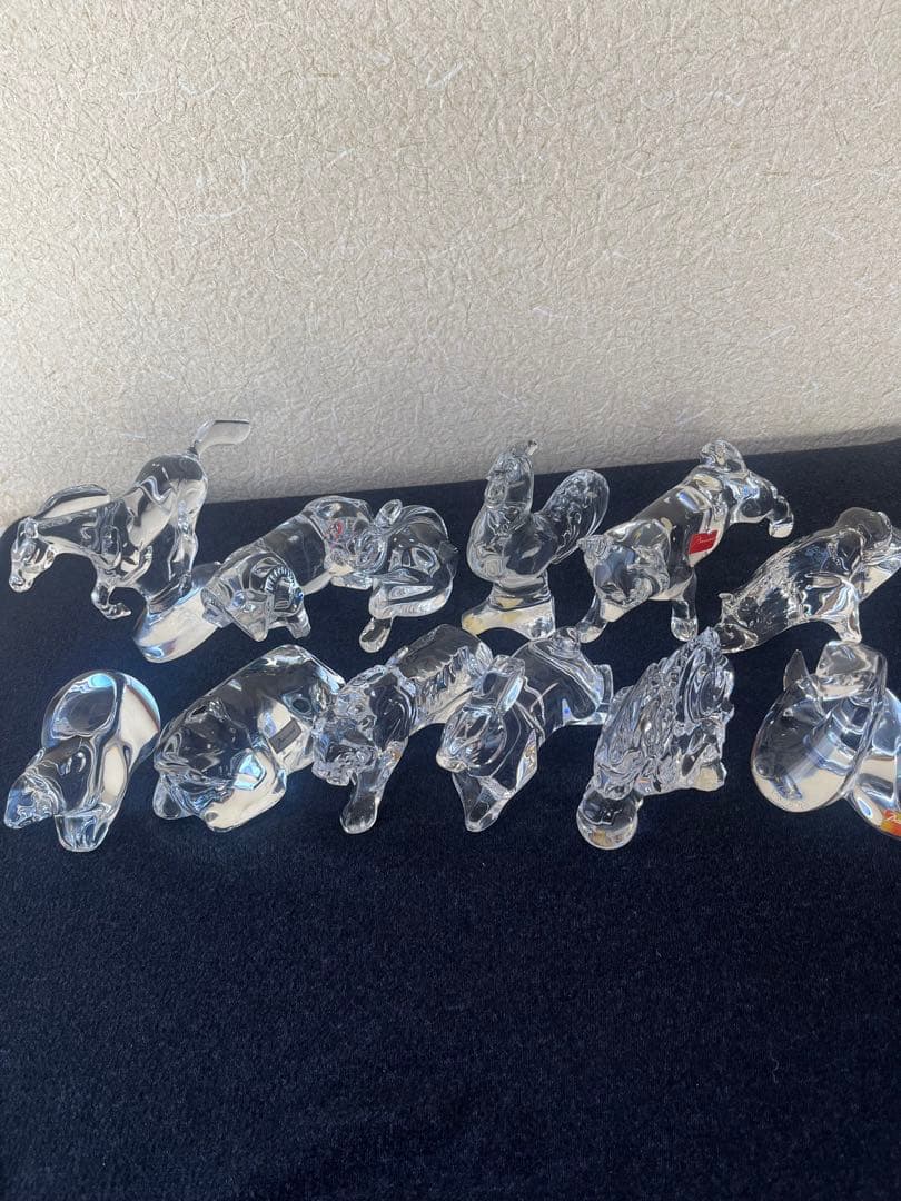 【美品・希少】バカラ 干支 十二支 セット ガラス クリスタル　ブランド