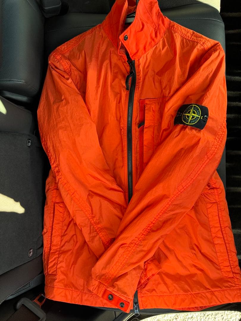 Stone  オレンジ ナイロンジャケット M