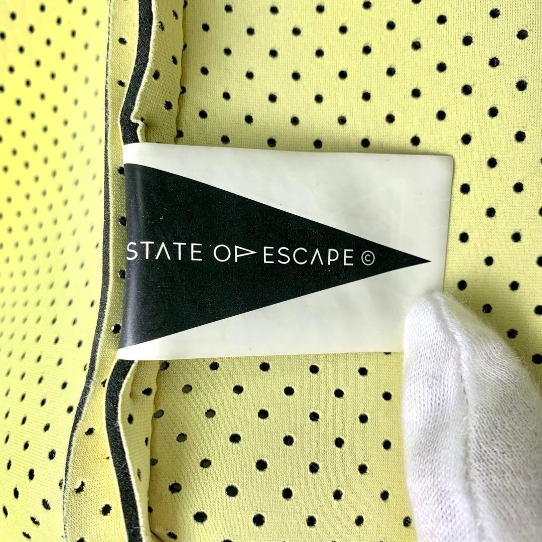 美品　STATE OF ESCAPE マザーズバッグ　ポーチ付き　イエローA4◎