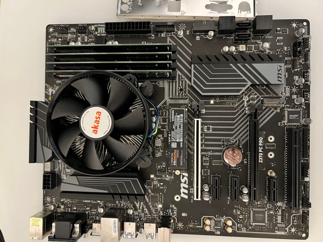 【説明必読】MSI Z370 PRO+cpu+メモリー