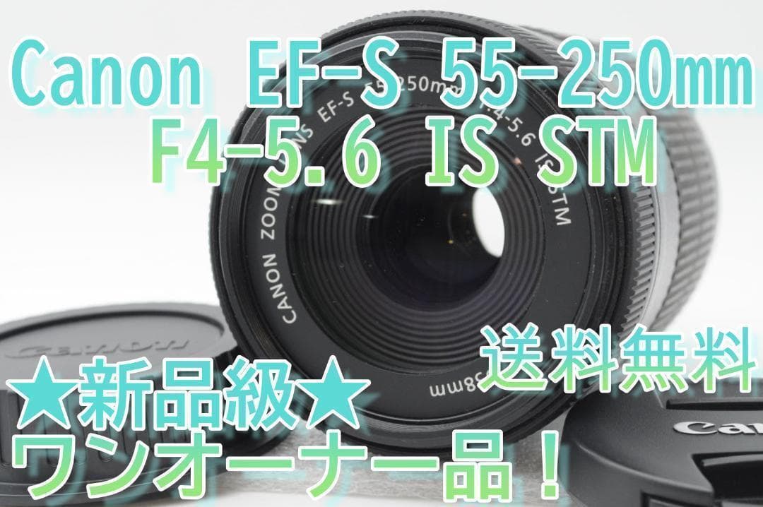 ◆新品級⑧◆ Canon EF-S 55-250mm f4-5.6 IS STM