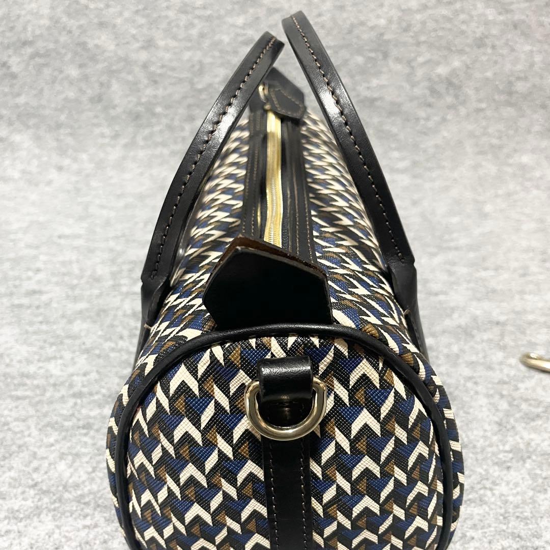 【専用】　ロベルタピエリ　ミニボストン　2way PVC × レザー　黒