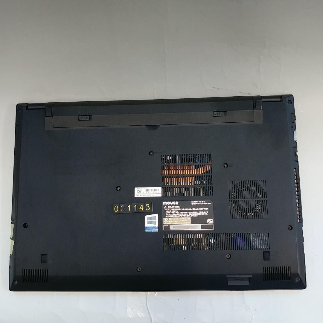 整備済 マウス MB-N520 15㌅ i7 8世代 32GB SSD476GB