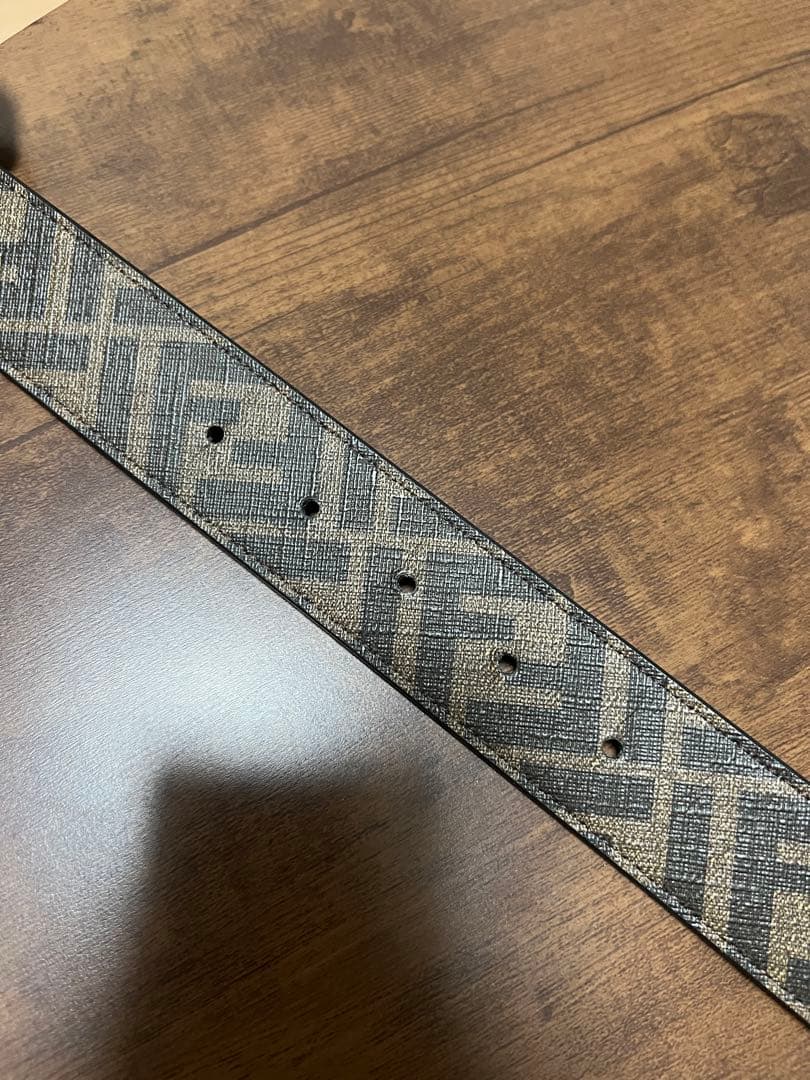 ‼️FFスクエアベルト‼️ ブラックレザー リバーシブルベルト