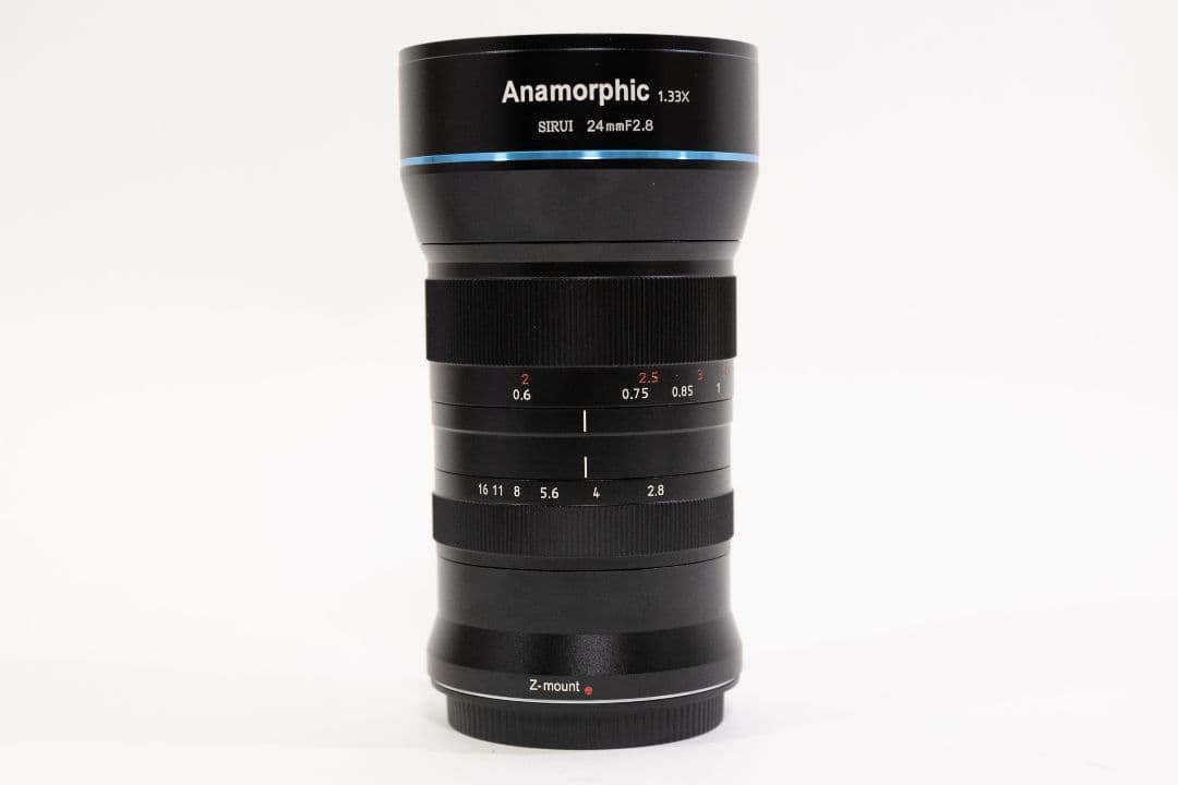 SIRUI 24mm F2.8 ニコンZ アナモルフィックレンズ