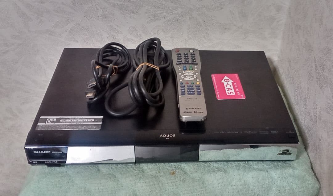 シャープ　BD-HDW55　W録　500GB