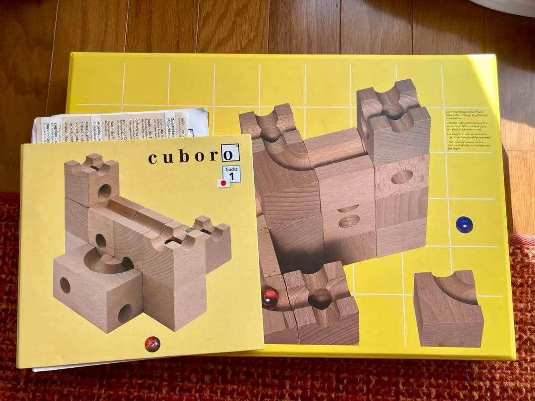 cuboro 木製ブロックセット 54個　キュボロ　説明書　ガイド付き