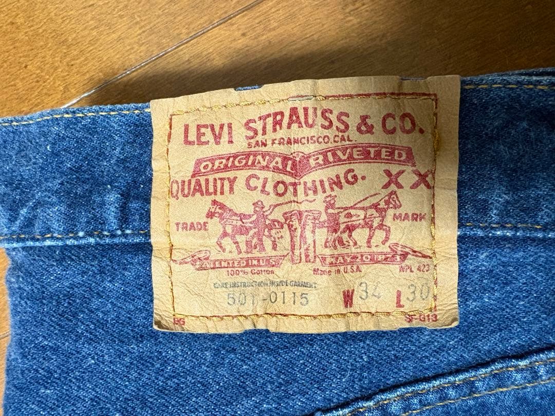 ！！　リーバイス 501 80’s チェーンステッチ　W34 L30
