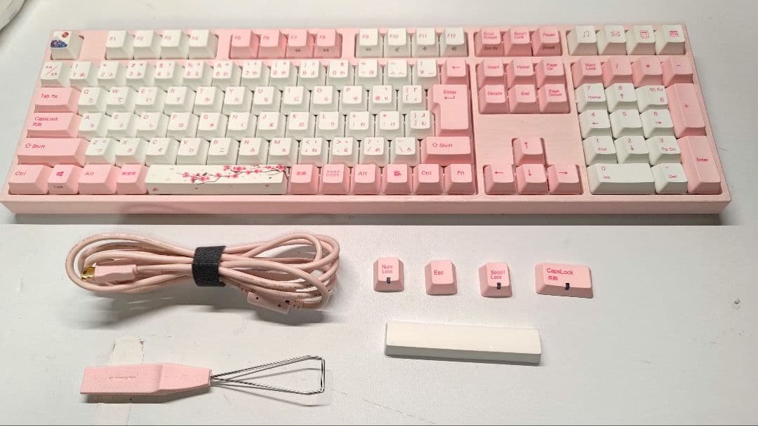 VARMILO 113 Sakura JIS キーボード　静電容量Rose軸